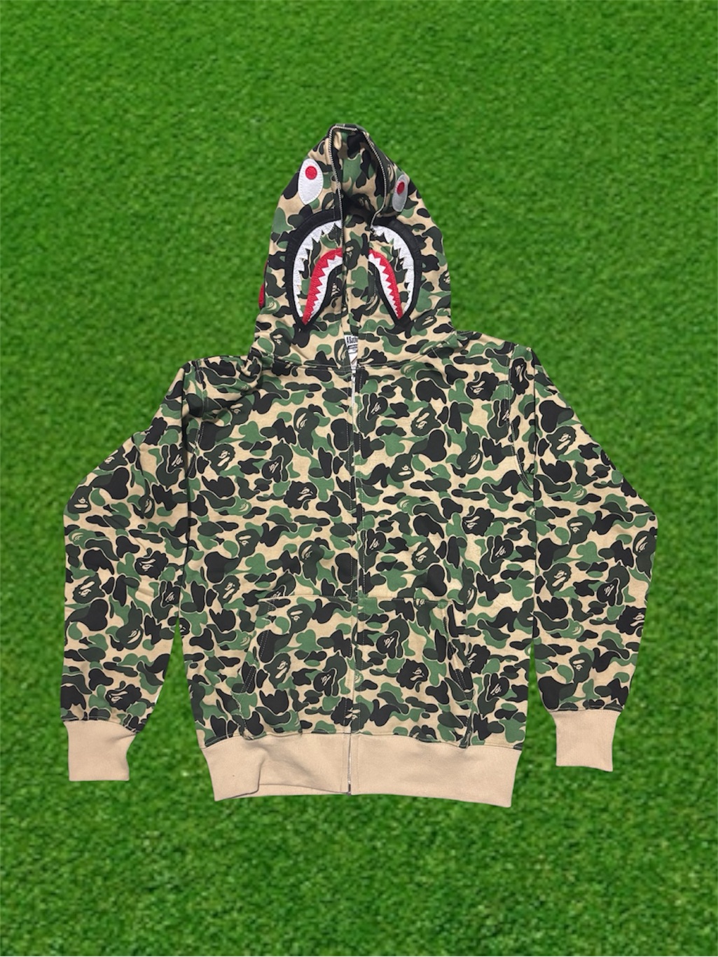 (Brand New) Green Bape Hoodie